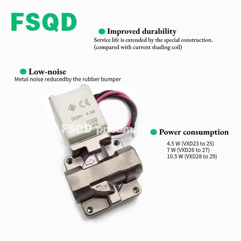 Solenoid Valve VXD252LA VXD250LG VXD243GA VXD243HA VXD243JA VXD243KA VXD2B3KA VXD245GA VXD2B5GA VXD246GA VXD2B6HA JA KA VX VXD
