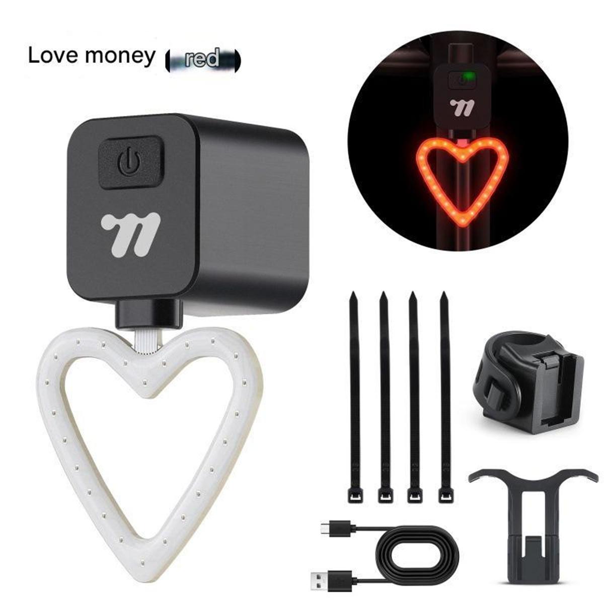 WEST BIKING pilot riding taillight plug-in bicycle taillight mountain road bike riding water light