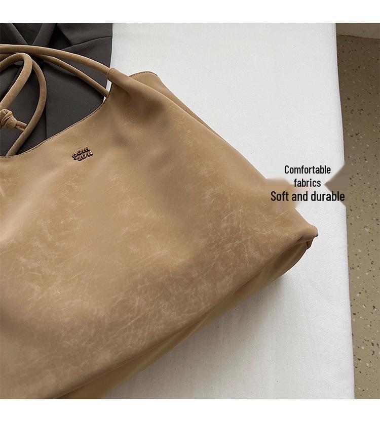 Retro Tragetasche mit großem Fassungsvermögen - Vielseitige, lässige Schultertasche für Damen