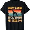 Great Dane Retro Vintage Gerunisex Mastiff Gentle Dog Lover T Shirt Vintage Washed Stretched Soft Stylish Designer Clothes Graphic