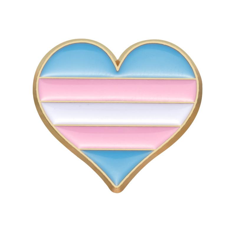 Rainbow Colorful Flag Enamel Pin Funny Brooch Cartoons Badge For Bags Jeans Hoodies Denim Lapel Pin Jewelry Kids Best Gift