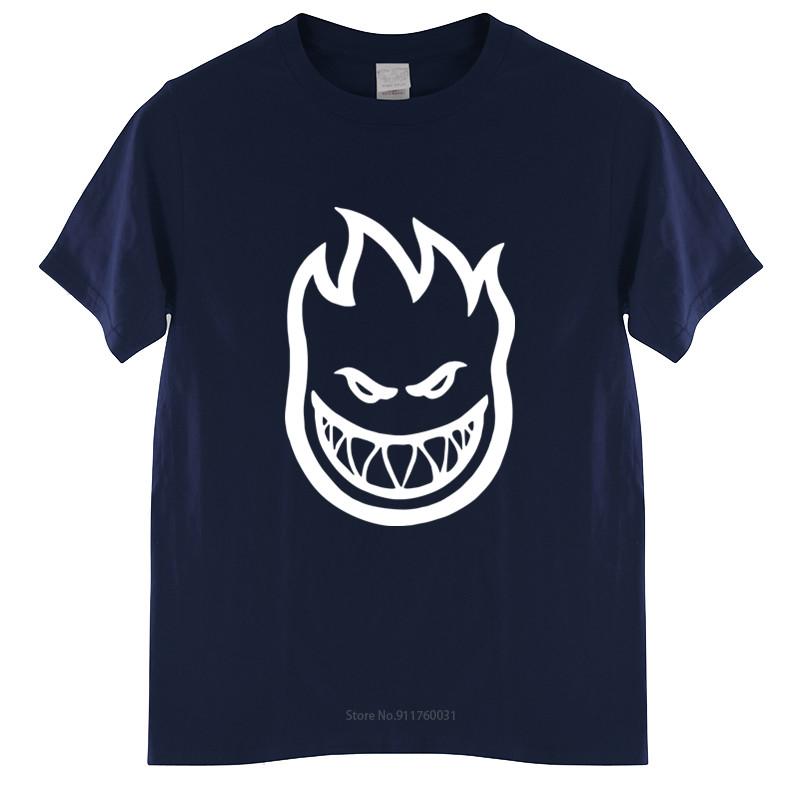 

Мужская футболка лето мужская футболка с принтом букв SPITFIRE Skateboard бренд ситкомы топ футболки унисекс футболка XXXXL темно-синий