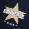 Converse Kids Star Logo Print Faux Two-Piece Long Sleeve T-Shirt