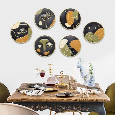Europäische Abstrakte Kunst Silikon Wandbehang für Wohnzimmer & Bar Dekoration