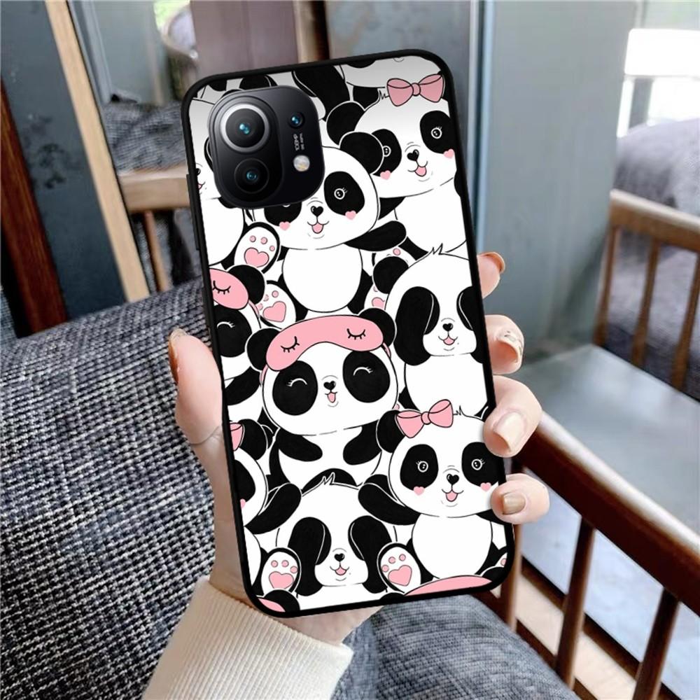 Panda Cute Phone Case For Samsung S 20 21 22 23 Plus Ultra For Redmi Note 8 9 10 11 For Huawei Y 5 6 9
