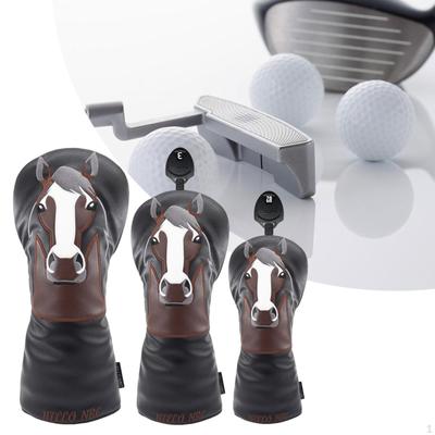3 Pack Golf Wood Headcovers for Club