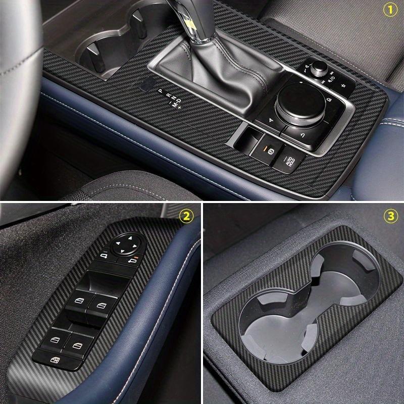 Για Mazda CX-30 Αυτοκίνητο Κεντρική Κονσόλα PVC Ανθρακονήματα Προστατευτική Μεμβράνη Αντιχαρακτική Επισκευάσιμη Μεμβράνη Αξεσουάρ Εσωτερικού Αυτοκινήτου