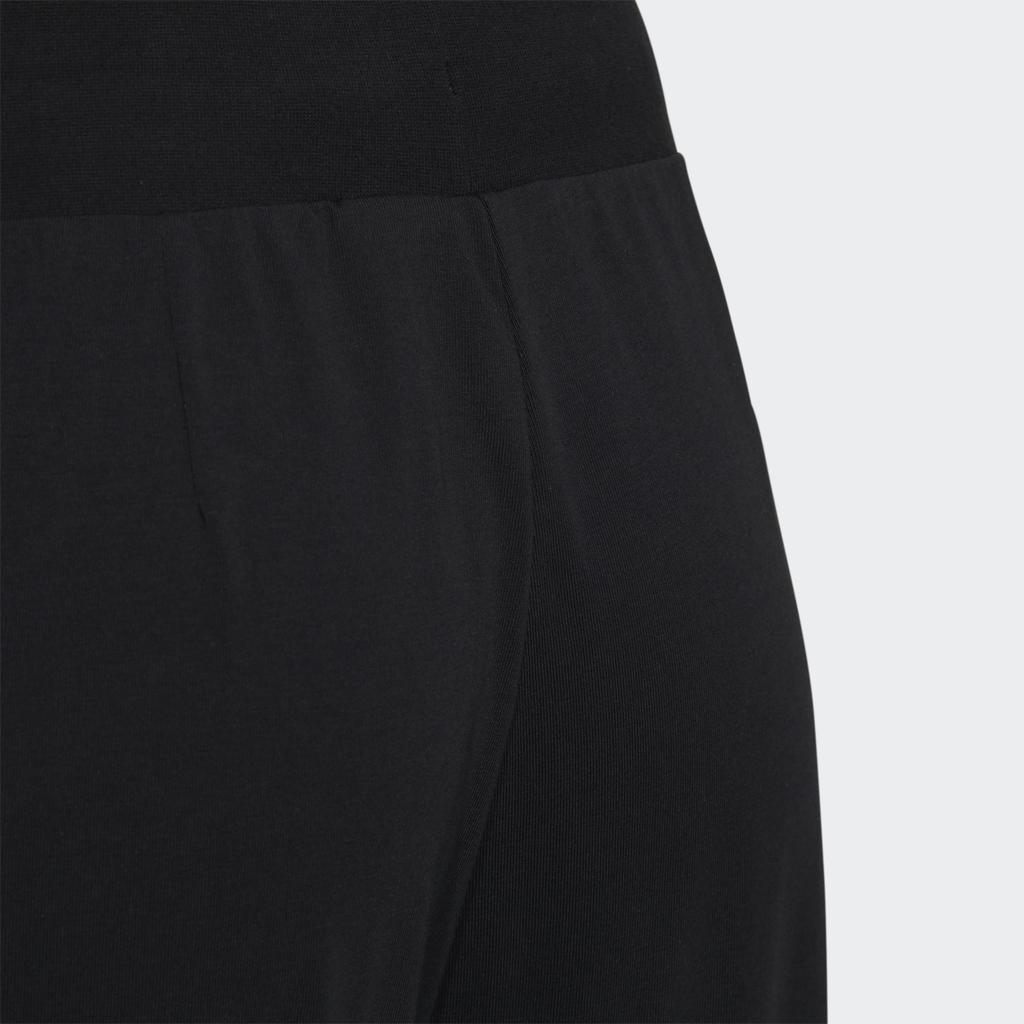 adidas Logo-Print Mid-Waist Jogginghose Damen Unterteile Schwarz HE9963