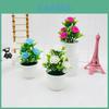Rose Blossom Foam Flower Potted Plant For Wedding Decor And Indoor Arrangement