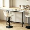 Modern Bar Table, High-Quality Standing Table, Compact Dining Table, Functional Table (only with table)