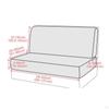 Waterproof Bench Cushion Slipcovers for RV and Travel