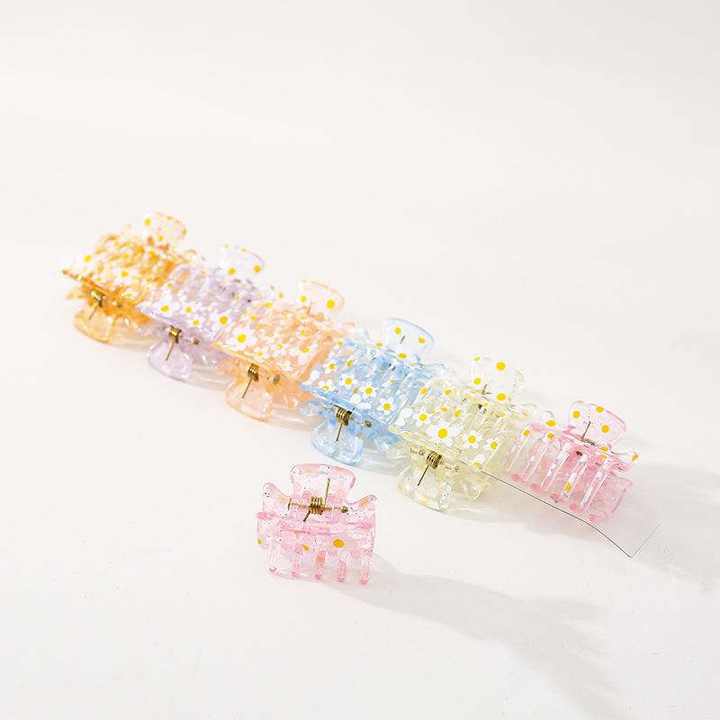 12-teiliges Haaraccessoire-Set 3cm Dekorative Clips Bernstein Schwarz Bunt Starker Halt Druckspangen