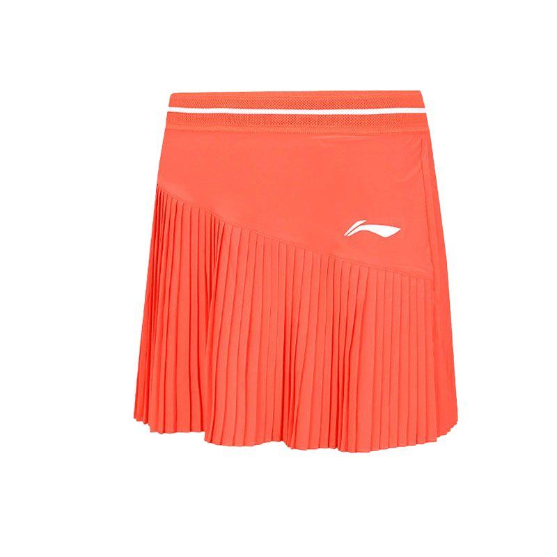 Li Ning Спортивные Простые Однотонные Повседневные Шорты Женские шорты Li-Ning-Красный ASKU288-3 M
