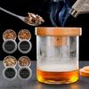 Cocktail Smoker Kit,Smoking Set with5/4Wood Chips,Old Fashioned Whiskey Smoker Drinks Kit,Cocktail Accessories for Whiskey,Drink