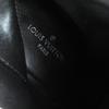 Great LOUIS VUITTON Ankle boots Leather monogram lace-up leather Women 36 G34085 Used