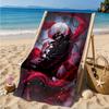 Tokyo Ghoul Masked Mystery Beach Towel, Quick-drying, Easy to Care for, Suitable for Both Fitness and Beach Vacations,Sports Essential