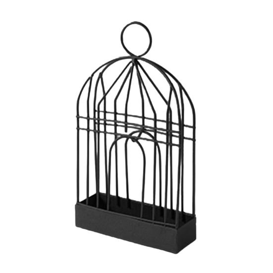 Bird Cage Incense Coil Holder with Spiral Incense Hanger Stand Catcher Tray Repellent Portable Incense