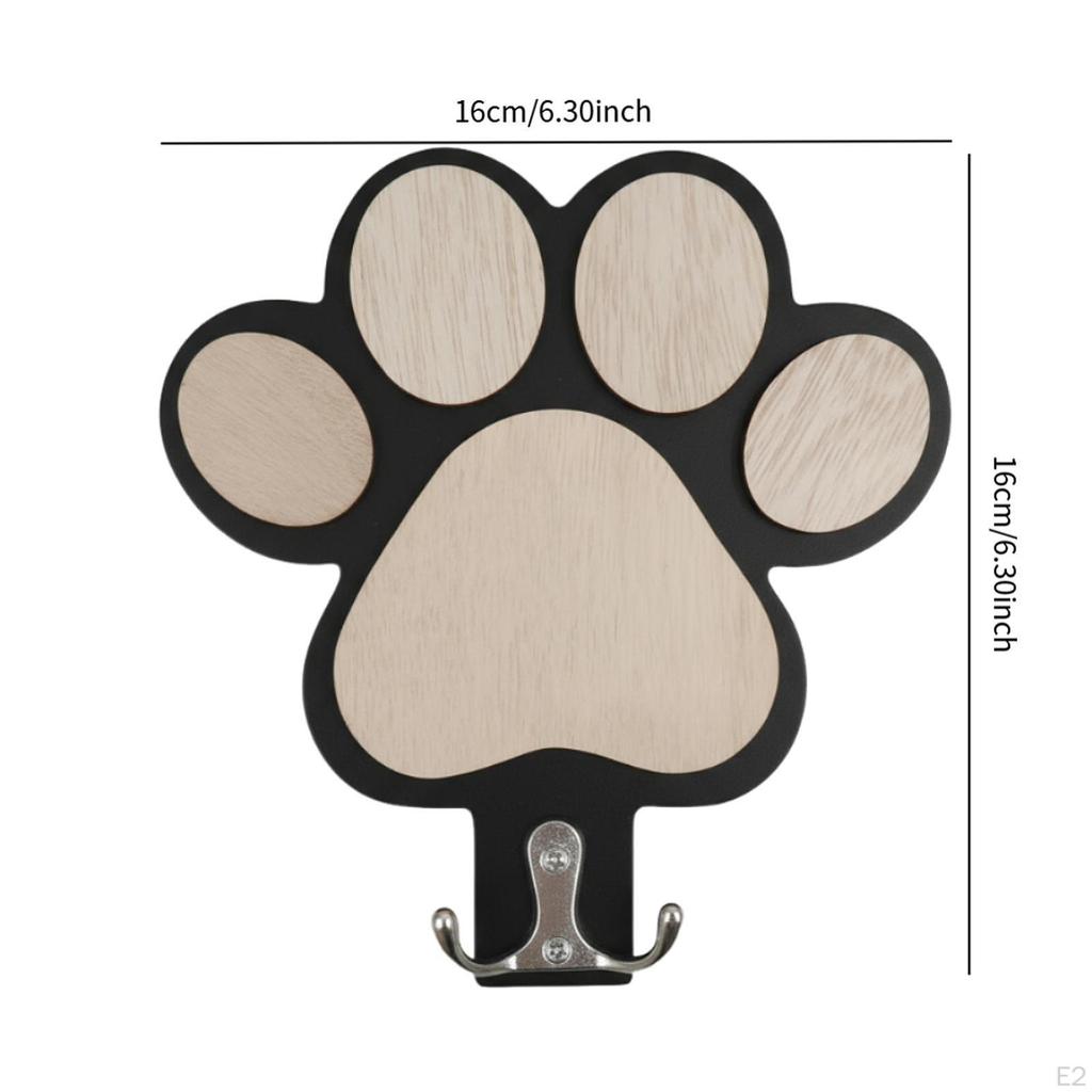 Dog Leash Holder Wall Mount Cat Coat Rack Collars Organizer for Holiday