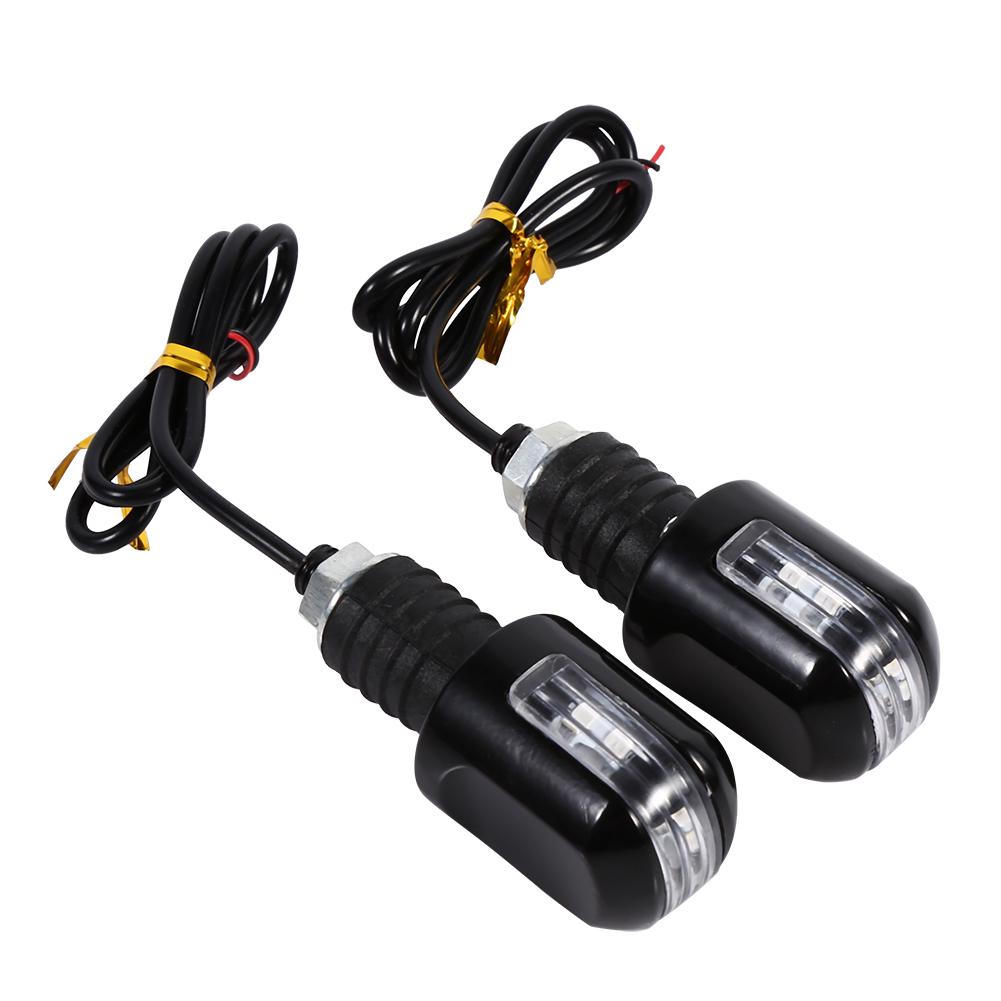 Handlebar End Indicator, Bright Light Improving Visibility, Safe Night Riding, 1 Pair