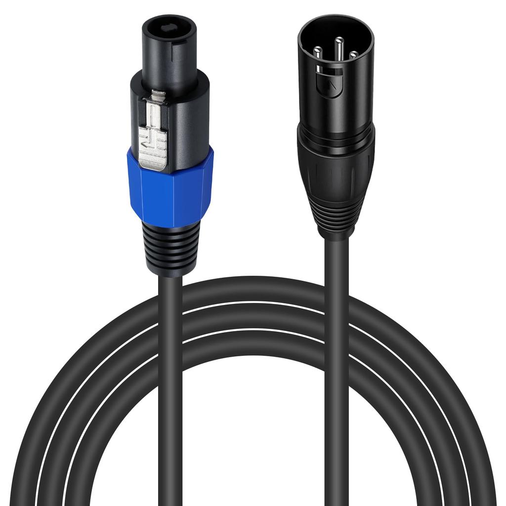 Poyiccot SpeakOn - XLR Cable, Speakon XLR Conversion Cable [SpeakOn Male to 3-Pole XLR Male Extension Wire] Speakon Conversion Cable, Speakon