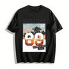 Summer Holiday Coconut Tree Print Short Sleeve Casual Vacation Top Pure Cotton T-shirt