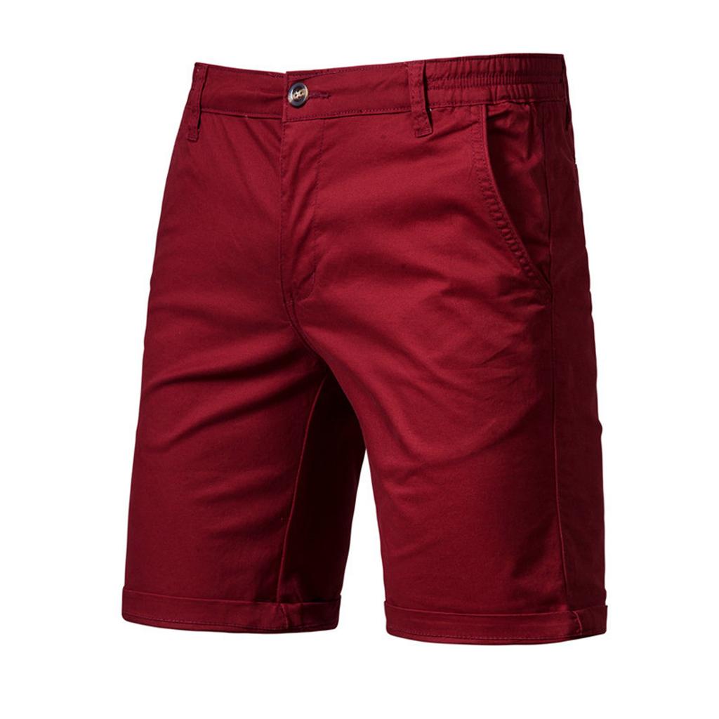 Men's Casual  Color Outdoors Pocket Beach Work Trouser Cargo Shorts Pant