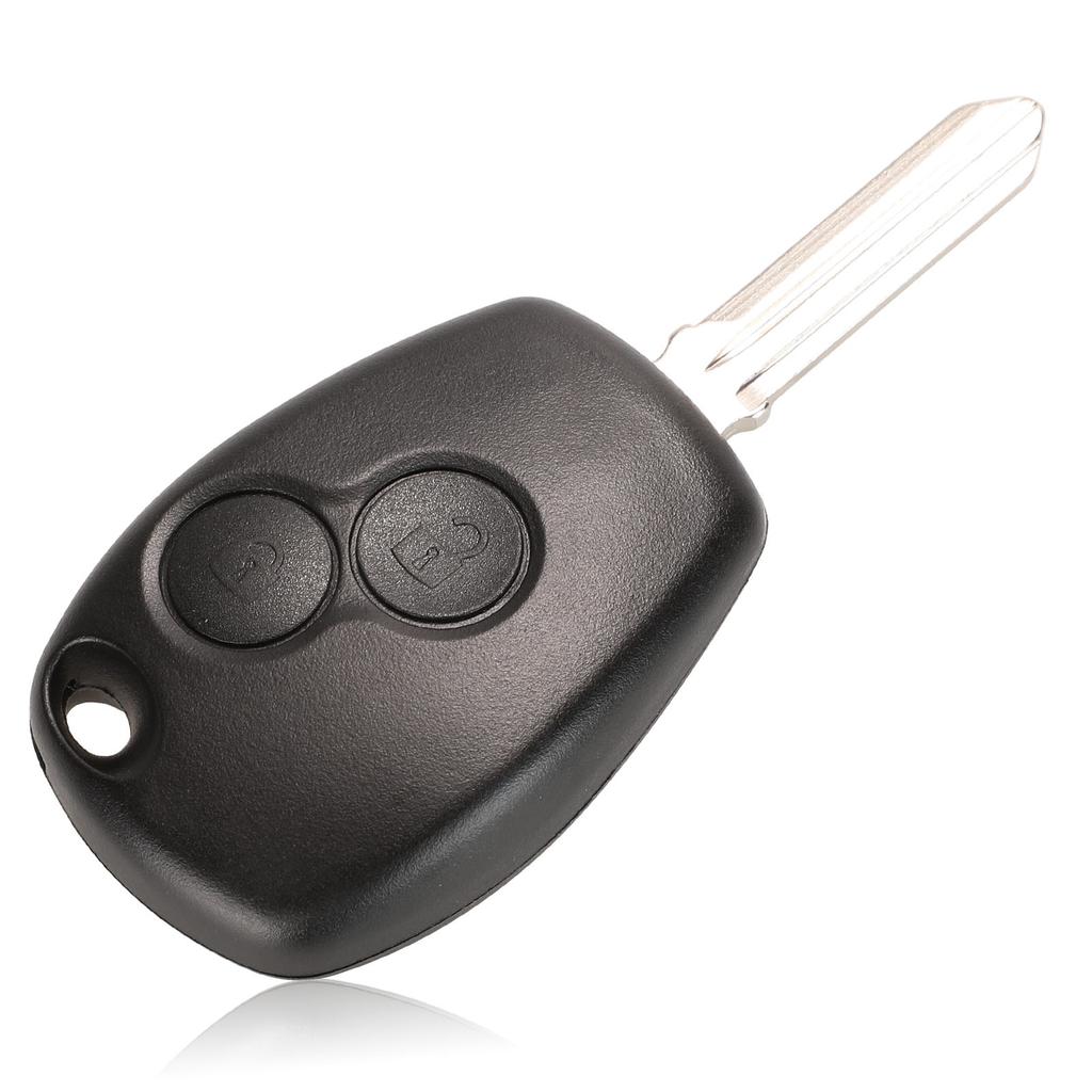 Jingyuqin 3 Buttons Replacement Remote Key Shell  Cover FOB Case for Renault Logan Sandero Clio Fluence Vivaro Master Traff