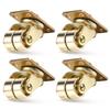 Piano Casters Piano Furniture Wheels Wear-Resistant Sliding Caster Wheel Rust-Proof for Upright Piano Furniture