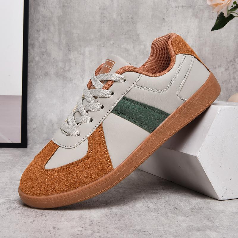 New Men Shoes Flats Walking Leather Casual Shoes Vintage Sports Sneakers Women Walking Athletic Shoe Unisex White Loafers