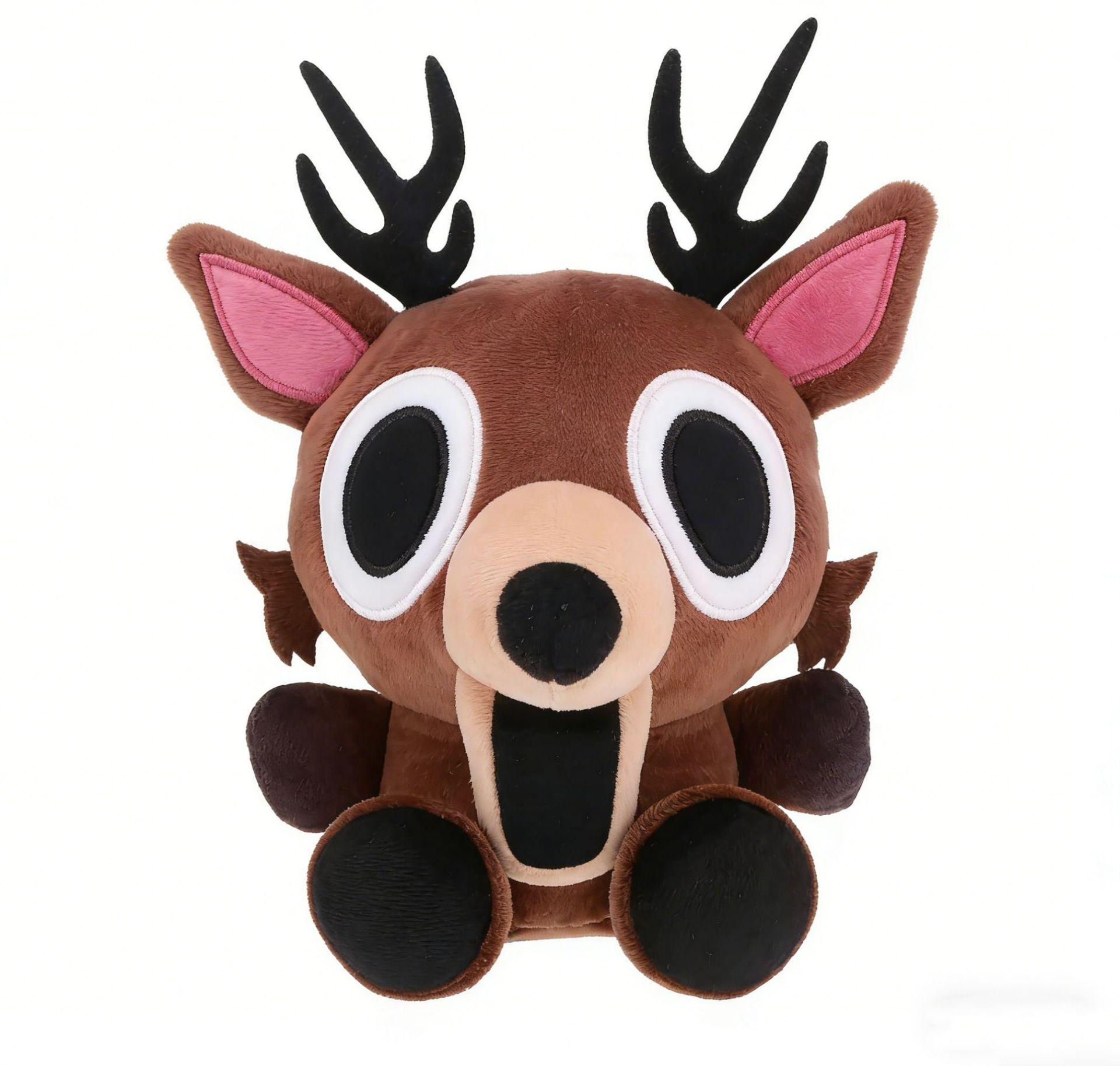 Nieuwe 99 Nachten In Het Bos Zwarte Kat Hert Vleermuis Uil 99Nights Pluche Pop Schattige Anime Randapparatuur Speelgoed Verjaardagscadeau 25cm