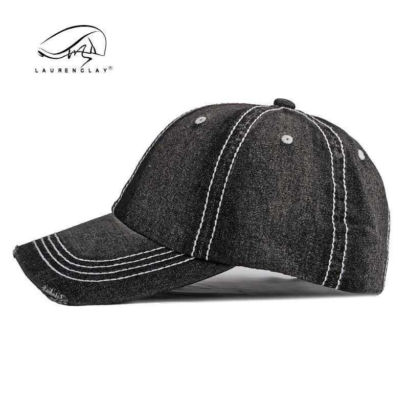 New simple hat men's and women's summer thin washed denim hat sunscreen sunshade sun hat old baseball cap