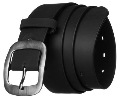 Wide Leather Belt LADY NO.4 BLACK 100