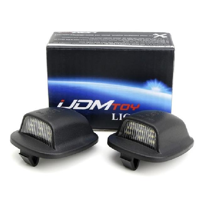 OE-Fit White LED License Plate Lights For 1st Gen Nissan Xterra Frontier Navara