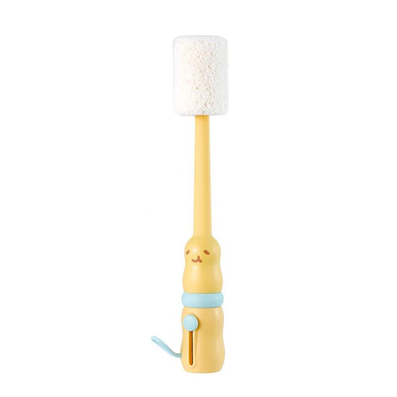 

5-In-1Cup Washing Tool For Household Use Multifunctional Cup Brush Water Cup Thermos Cup Brush Milk Bottle Cleaning Brush жёлтый