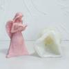 Little Girl Candle Mould Guardian Holds Book Castings Silicone Molds Resin Molds