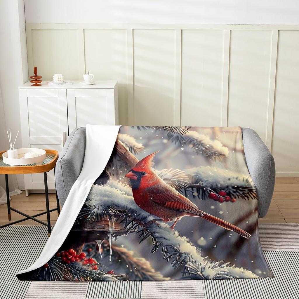 Stars Print Throw Blanket Cute Star Pattern Soft Breathable Fleece Blanket Watercolor Geometric Fuzzy Blanket for Sofa Bed Couch