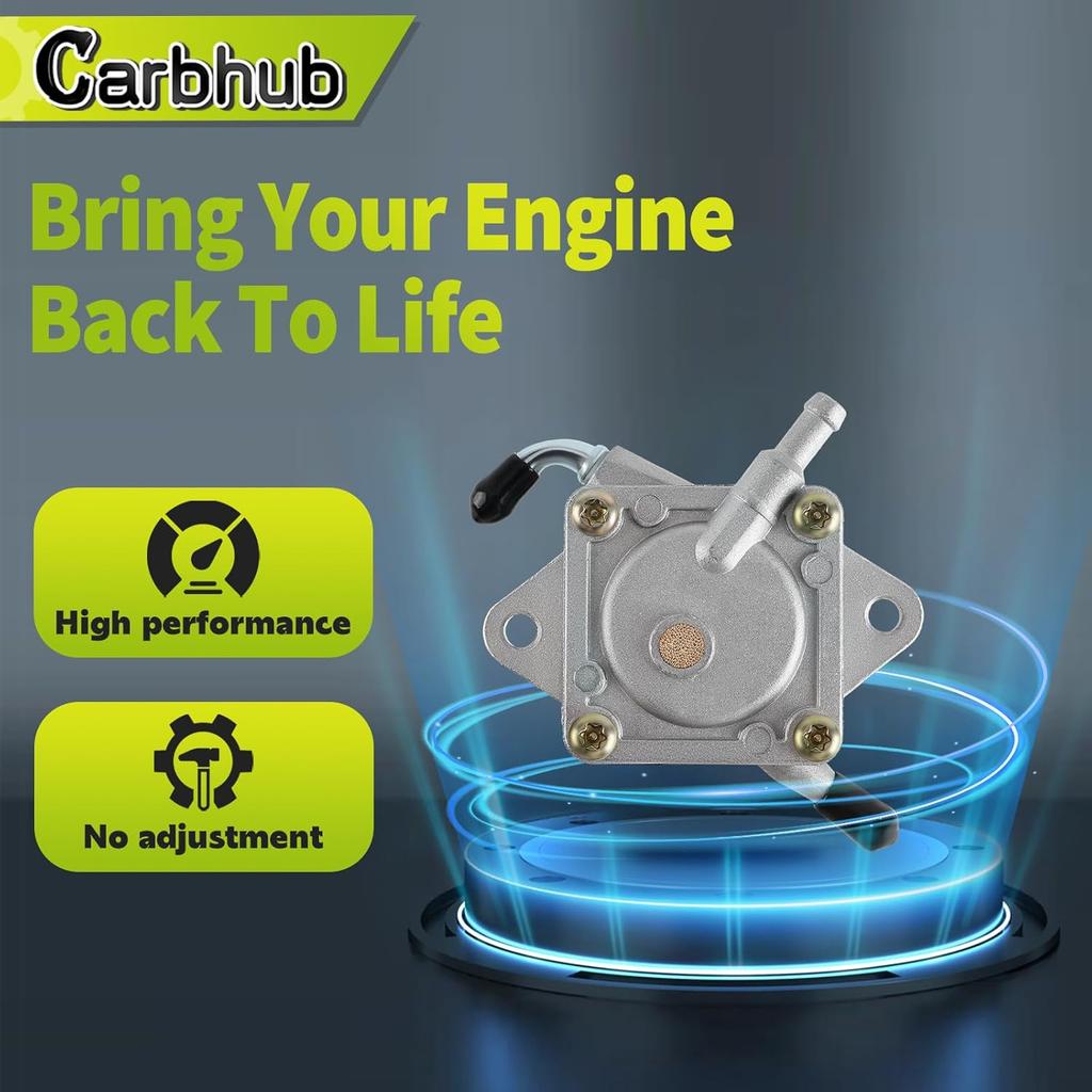 Carbhub 1014523 Fuel Pump For Club Car Gas Golf Cart DS Precedent From 1984 To Present 290FE 350FE Kawasaki Engine 1014523