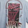 Nike High Basketball Series Nk Tee M90 Oc Dna Logo Gradient Crew Neck Short Sleeve T-Shirt Men Tops Gray FZ8094-065