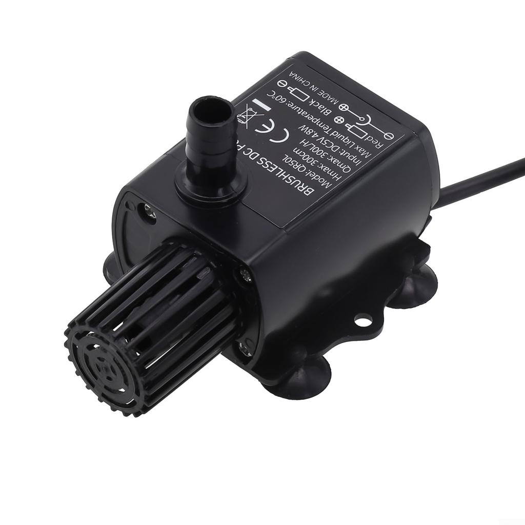 Mini USB DC5V 4.8W 300L/H Brushless Water Pump Waterproof Submersible Fountain