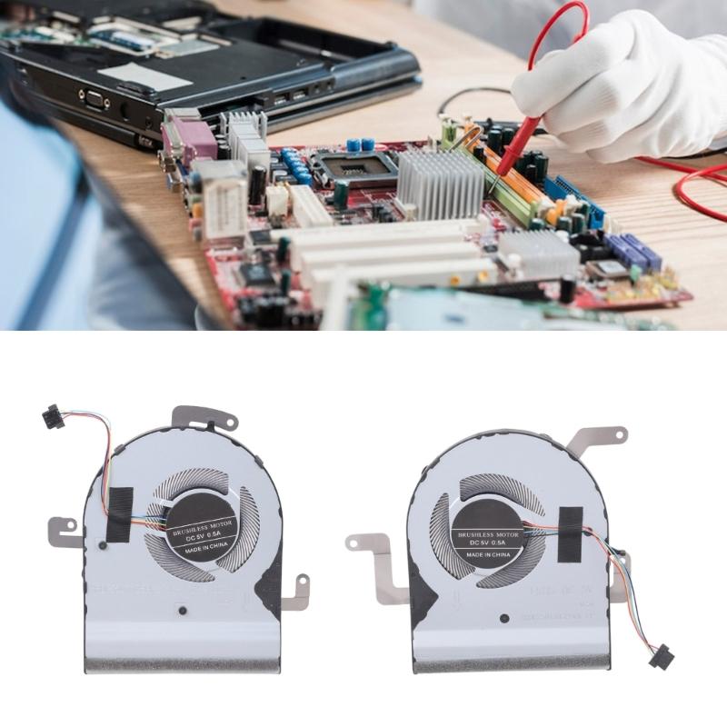 CPU GPU Cooling Fan Notebook Cooling Metal Heat Dissipation Fan for N580 N580VD NX580 NX580V NX580VD X580 X580VD Laptop Notebook
