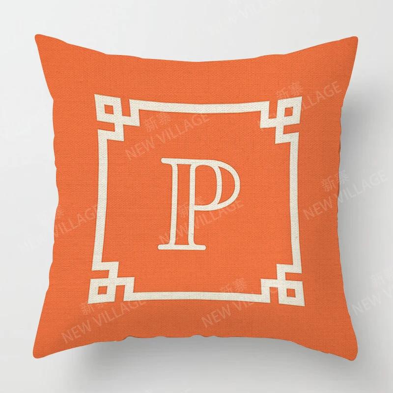 

Home living room fashion letter decoration cushion covers linen throw pillow covers45*45 pillowcase 40x40cm 50x50 45x45 40x40cm 16x16in