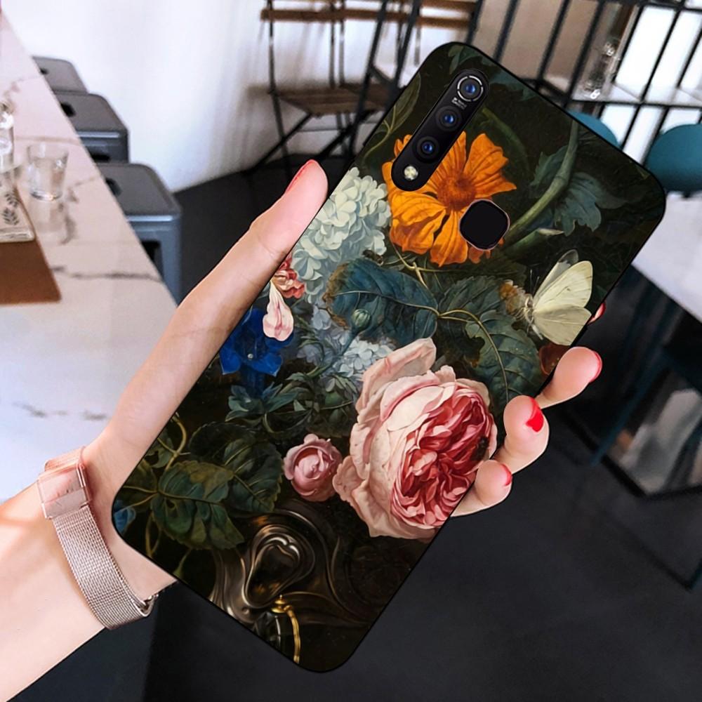 

Classic Painting Flower Aesthetic Art Phone Case For Huawei Mate 10 20 30 40 50 lite pro Nova 3 3i 5 6 SE 7 pro 7SE Huawei Nova 6se