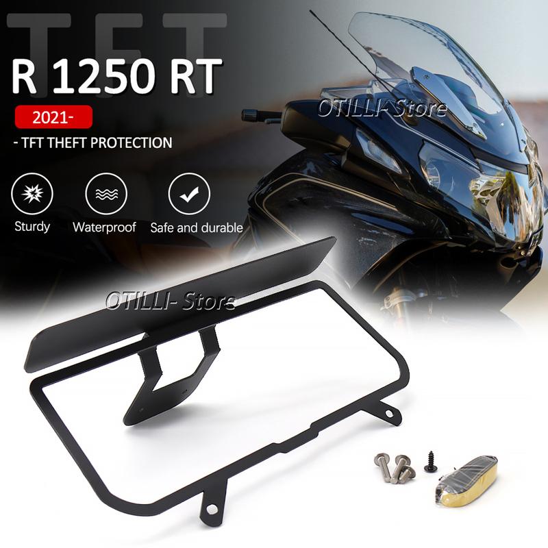 R1250RT 2021 - Motorcycle TFT Theft Protection For BMW R 1250 RT R1250 RT r1250rt Meter Frame Screen Protector Instrument Guard