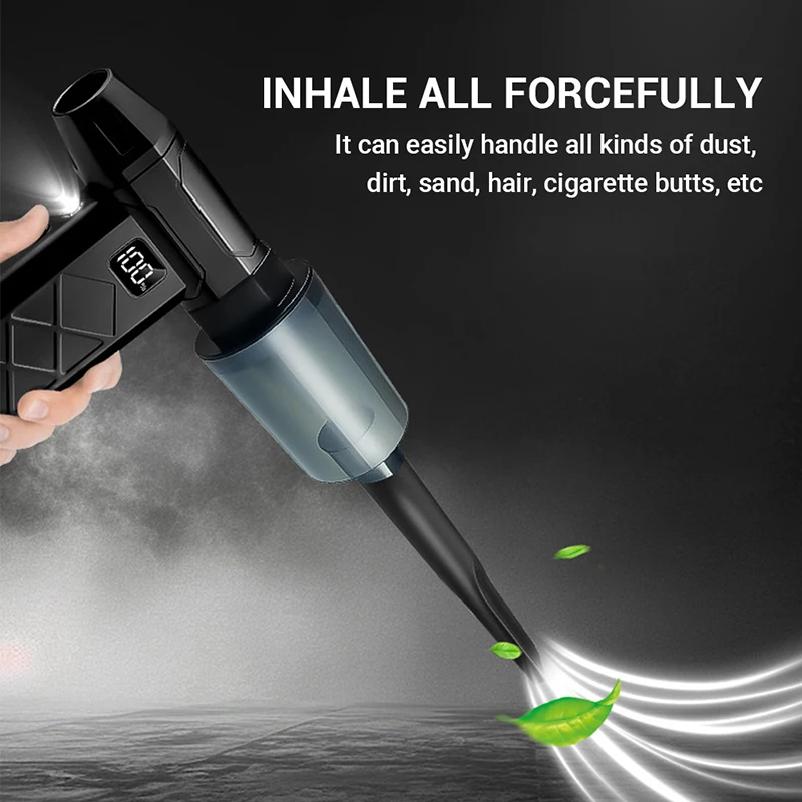 Powerful Dust Blower 800000RPM Brushless Motor Outdoor Air Duster Type-C Rechargeable Air Blower Cleaning PC Turbo Fan