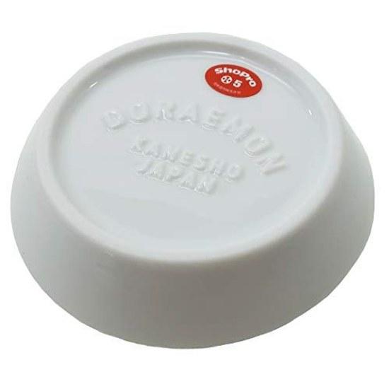 Kaneshotouki Doraemon Soy Sauce Dish Raised Face Tableware Small Plate Goods Adult Gift Diameter Approximately 8cm Microwave Dishwasher Safe Made