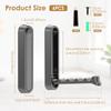 6Pcs Metal Foldable Wall Hook Wall Mounted Coat Hat Clothes hanger Hook for home Bedroom Self-Adhesive wall hook with Screws