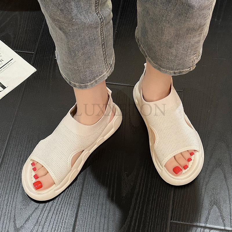 Fashion Ladies Sandals Casual Wedge Sandals New Summer Shoes Ladies High Heels Platform Open Toe Wedges Versatile and Comfortable