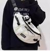 Japanese Workwear Style Messenger Bag: Versatile Men's Waist, Shoulder, & Chest Bag for Sport, Cycling & Casual Use