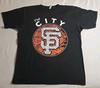San Francisco Giants "The City" Graphic Print T-Shirt Solid Black Size XL