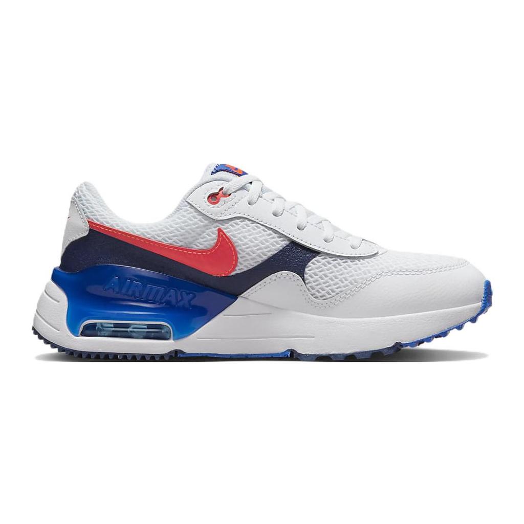 New Nike Air Max SYSTM Cushioning Anti Slip Wear Resistant Breathability Low Top Kids Lifestyle Shoes White Blue Teenagers DQ0284-101